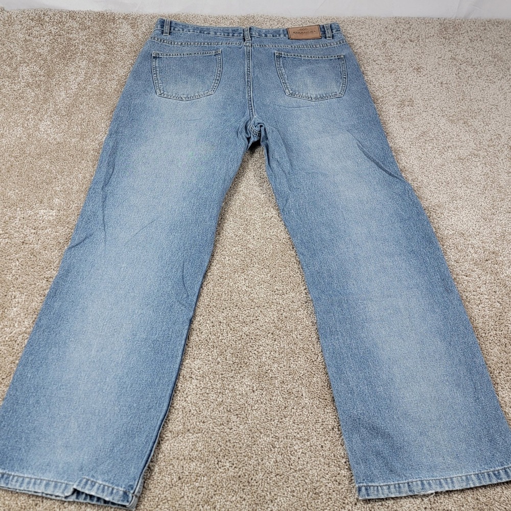 Emanuel Emanuel Ungaro Mens Straight Leg Jeans Blue Medium Wash 34x30 Designer - Picture 7 of 7